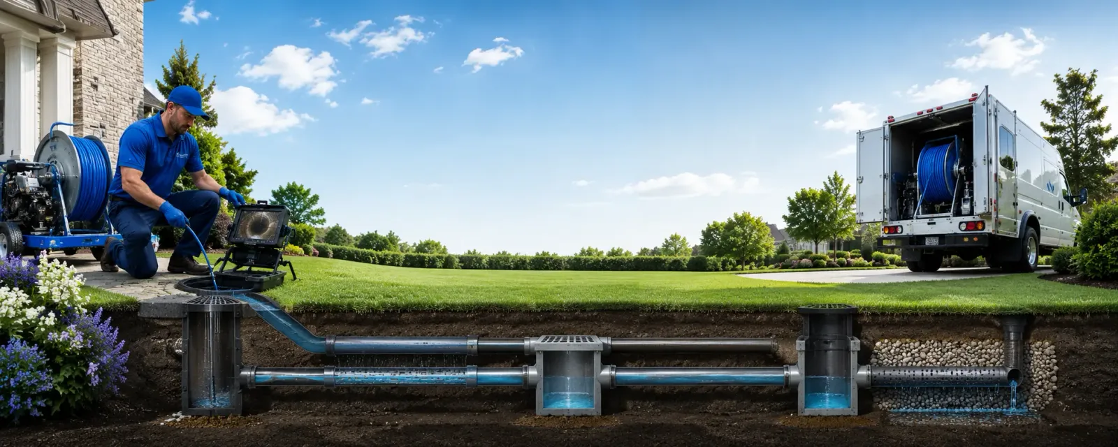 Outdoor drain cleaning information for Mooreton, ND